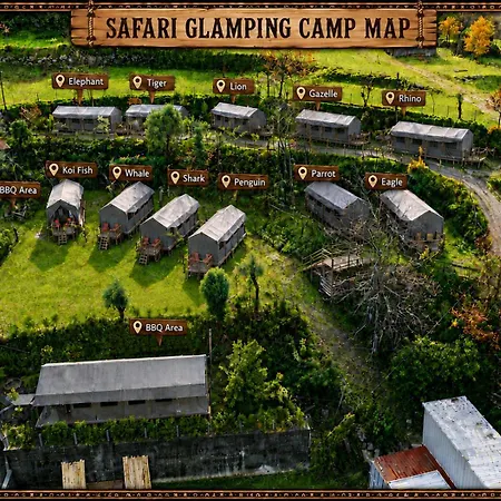 Safari Glamping Portugal Parrot 럭셔리텐트 Ventosa (Braga)